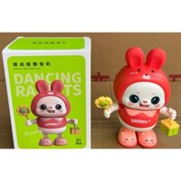 Đồ chơi em bé thỏ, Vịt, Ếch vui vẻ cầm hoa và quà nhảy, hát vui nhộn