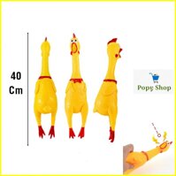 Đồ Chơi Gà Cao Su - Gà La Hét SIZE Lớn 40 Cm