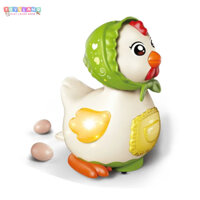 Đồ chơi gà đẻ trứng, vịt đẻ trứng phát nhạc phát sáng vui nhộn cho bé