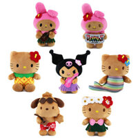 Đồ chơi Gaby Hawaii Kitty giới hạn HelloKitty búp bê da đen KT Nhà búp bê sang trọng