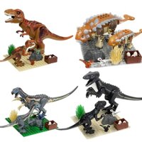 Đồ Chơi Gạch Khủng Long Kỷ Niệm jurassic world Trẻ Em La Bàn Thương Hiệu Lớn moc Sưu Tầm Đồ Chơi Quà Lưu Niệm Trẻ Em