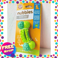 Đồ chơi gặm cao su tự nhiên tăng cường bảo vệ nướu an toàn với cún - Nubbies Dental Toys Arm Hammer