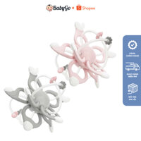 Đồ chơi gặm nướu HEORSHE chính hãng hình galaxy bằng silicon mềm không chứa BPA kèm hộp đựng