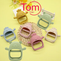 Đồ Chơi Gặm Nướu Silicone Siêu Mềm An Toàn Cho Bé Sơ Sinh,Hình dạng chó đất hoạt hình dễ thương