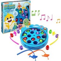 Đồ chơi games câu cá mập con Spin Master Games Pinkfong Baby Shark Let's Go Hunt Musical Fishing Game