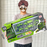 Đồ Chơi Gara Ô Tô Di Động Set Xe Tải Nhiều Ngăn 6 Trong 1,Đồ Chơi Ô Tô Cho Bé Trai shopsankiss