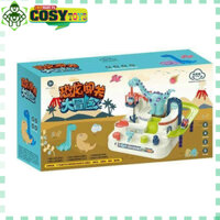 Đồ chơi gara ô tô nhiều tầng mô hình khủng long