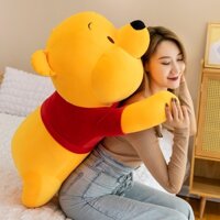 ĐỒ CHƠI GẤU BÔNG GẤU POOH LÔNG MỊN SIZE 80CM