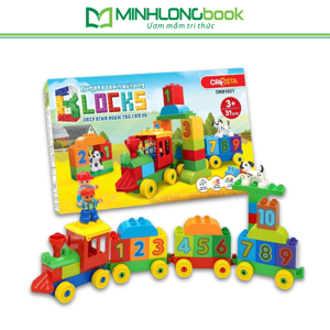 Đồ chơi ghép hình - Đoàn tàu chữ số DK81021