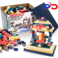 Đồ chơi ghép hình , lego 520 chi tết LOẠI 1 chất lượng bền đẹp giúp bé phát triển tư duy sáng tạo, tập trung, kiên trì