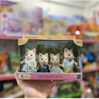 Đồ chơi gia đình mèo lụa FS-12 Silk Cat Family Sylvanian Family