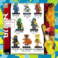 [Đồ Chơi Giá Rẻ] Lego Ninjago Nhân vật New Phantom Ninja Minifigures GA 115 - 122