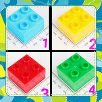 [Đồ Chơi Giá Rẻ] smo.neo - Bộ 6 chi tiết lego gạch 2x2 (1 màu) tương thích duplo