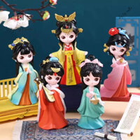 Đồ chơi giải trí BLIND BOX HỘP MÙ ngẫu nhiên tượng mô hình tứ đại mỹ nhân mini Quốc Sắc Thiên Hương