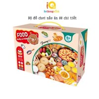 Đồ chơi giáo dục BeThongMinh bộ nhà bếp nấu ăn 88 chi tiết nhựa ABS giáo dục màu sắc hình khối cho bé