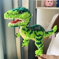 Đồ chơi giáo dục cho hoạt động khủng long Thiên thần 1 mét Khối xây dựng Cáo đỏ cắm cao