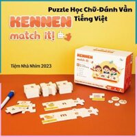 Đồ Chơi Giáo Dục Kennen Match it- Puzzle Học Chữ Và Đánh Vần Tiếng Việt.Biến Việc Học Của Trẻ Trở Nên Thú Vị Hơn