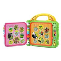 Đồ chơi giáo dục LEAPFROG bộ sách động vật đầu tiên cho bé 100 loài động vật, màu xanh lá cây