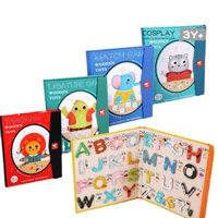 Đồ chơi giáo dục Quyển sách gỗ nam châm từ tính học alphabet tiếng anh cho bé phát triển trí tuệ
