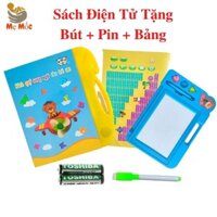 Đồ Chơi Giáo Dục Thông Minh Sách Song Ngữ Điện Tử Anh Việt Biết Nói Cho Bé Tặng Bút,Tặng Bảng Xóa - Shop Mẹ Mốc ,SĐTBX