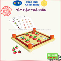 Đồ Chơi Giáo Dục - Tìm Cặp Trái Dâu - Montessori Winwintoys (Made in VN) 67222 Luyện Trí Nhớ - Mom and Home