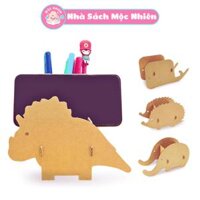 Đồ chơi giấy từ bìa carton cao cấp - Hộp đựng bút và kệ điện thoại - Nhiều mẫu - Hộp đựng bút để bàn hình thú Magix