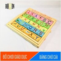 ĐỒ CHƠI GỖ - BẢNG CHỮ CÁI V - HỌC TẬP