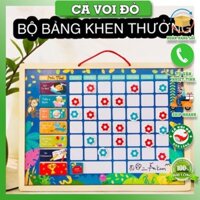 Đồ Chơi Gỗ Bảng Khen Thưởng Thành Tích Bảng Bé Ngoan Có Nam Châm Giúp Bé Rèn Luyện Thói Quen Tốt Và Tính Kỷ Luật
