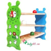 Đồ chơi gỗ banh lăn zíc zắc hình sâu Winwintoys 67092