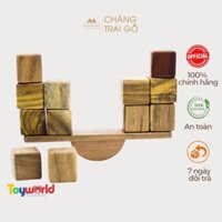 Đồ chơi gỗ - Bộ Bập Bênh Thăng Bằng Đồ Chơi Trí Tuệ -Chàng Trai Gỗ Hà Nội