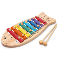 Đồ chơi gỗ bộ đàn xylophone hình cá D128