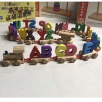 Đồ chơi Gỗ cho bé - Xe lửa 28 chữ cái