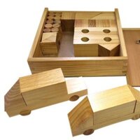 Đồ chơi gỗ cho trẻ - Bộ xếp hình các phương tiện giao thông (48)