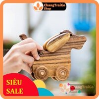 Đồ chơi gỗ Chú chó lắc tai siêu đáng yêu cho bé.