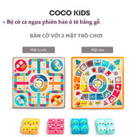 Đồ Chơi Gỗ Cờ Cá Ngựa Phiên Bản Ô Tô Cao Cấp Đồ Chơi Giáo Dục Cho Bé