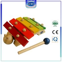 Đồ chơi gỗ Đàn hình Rùa | Winwintoys 62062 | Phát triển thính giác và sự khéo léo