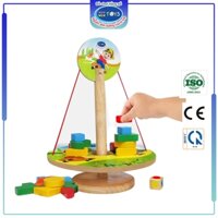 Đồ chơi gỗ Đĩa cân bằng | Winwintoys 62342 | Phát triển tư duy logic và sự khéo léo | Đạt tiêu chuẩn CE và TCVN