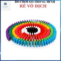 Đồ chơi gỗ Domino 12 màu 120 miếng,Rút gỗ cho bé yêu BONKIDS [HOT]