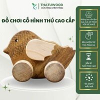 Đồ Chơi Gỗ Hình Chú Gà Con Bo Cạnh An Toàn Rèn Luyện Sự Linh Hoạt Phát Triển Óc Sáng Tạo Cho Bé -THATUWOOD