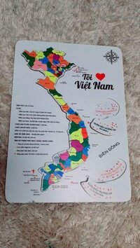 Đồ Chơi Gỗ Lắp Ghép Bản Đồ Việt Nam