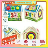 Đồ chơi gỗ nhà đập bóng thả hình
