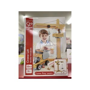 Đồ chơi gỗ Tháp nâng công trình xây dựng HAPE