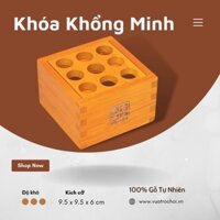 Đồ Chơi Gỗ Thông Minh Cho Trẻ Em - Khóa Gỗ Khổng Minh Thirty six schemes - A132