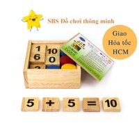 Đồ chơi gỗ Winwintoys - Bộ học toán