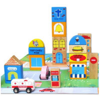 Đồ chơi gỗ Winwintoys - Thành phố tương lai 60522