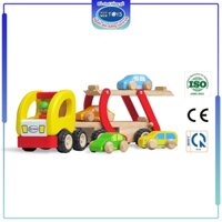 Đồ chơi gỗ Xe hai tầng | Winwintoys 67292 | Phát triển vận động và trí tưởng tượng | Đạt tiêu chuẩn CE và TCVN