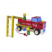 Đồ chơi gỗ Xe thang lắp ráp Winwintoys 65302