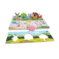 Đồ Chơi Gỗ Xếp Hình Nông Trại Winwin Toys