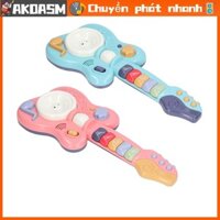 Đồ chơi Guitar chạy bằng pin Giáo dục Thú vị Phong cách dễ thương DIY Âm nhạc vui nhộn Chất liệu ABS Đồ chơi đàn Guitar Mini cho trẻ em