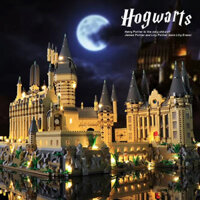 Đồ chơi harry potter |ego harry potter  |ego lâu đài phép thuật logo harry potter lâu đài hogwarts --Tặng búa+đèn